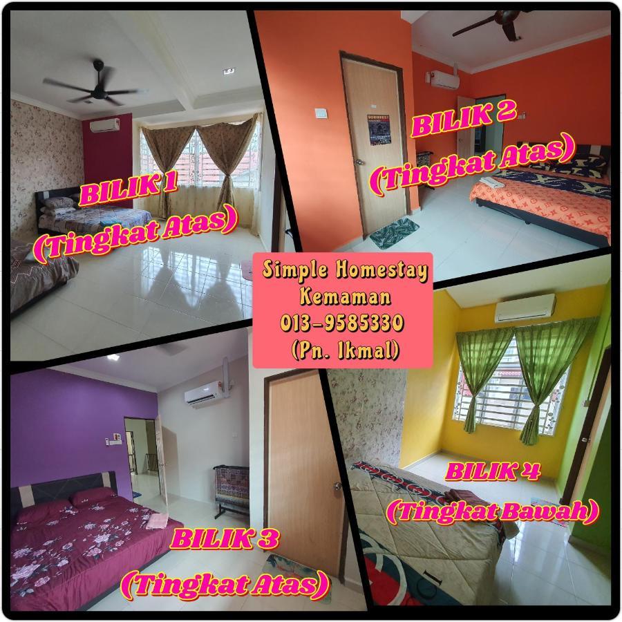 Simple Homestay Kemaman Terengganu Chukai Exterior foto